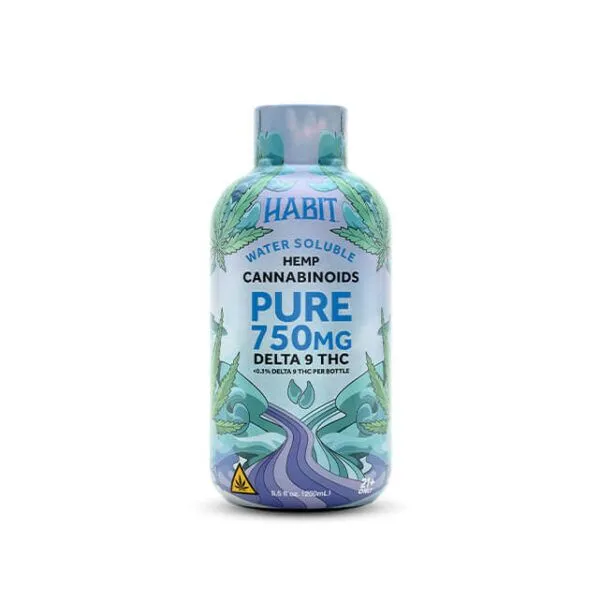 Pure Water Soluble Hemp Syrup 750MG THC Unflavored 8.5oz